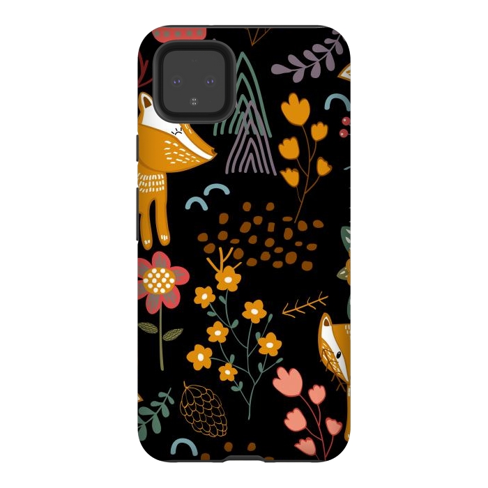 Pixel 4XL StrongFit Summer Forest Seamless Pattern Background by ArtsCase