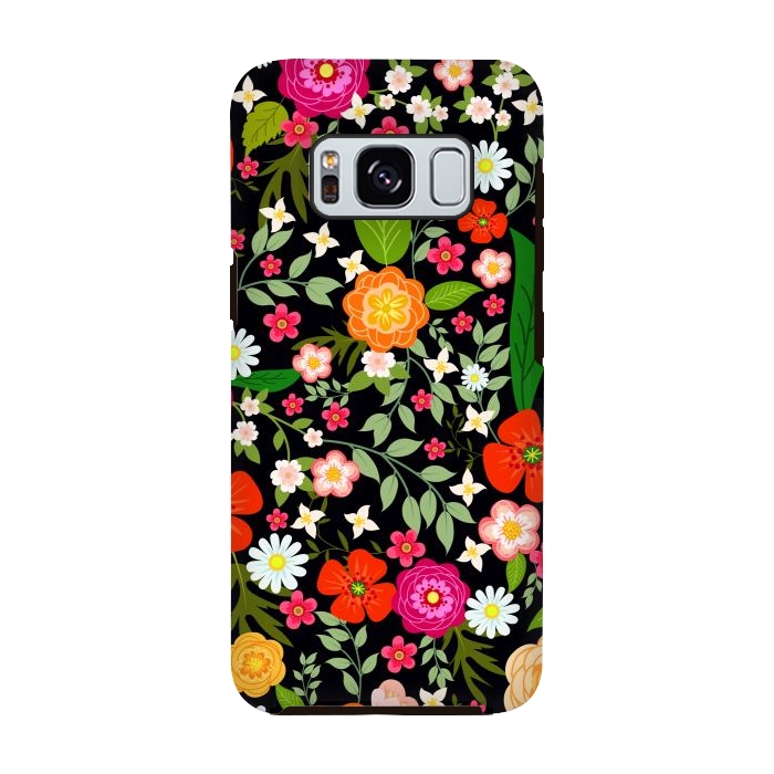 Galaxy S8 StrongFit Summer Meadow Seamless Pattern by ArtsCase