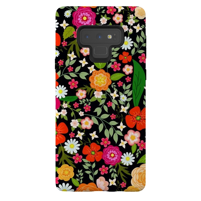Galaxy Note 9 StrongFit Summer Meadow Seamless Pattern by ArtsCase