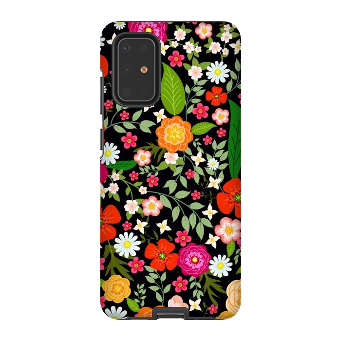 Galaxy S20 Plus StrongFit Summer Meadow Seamless Pattern by ArtsCase