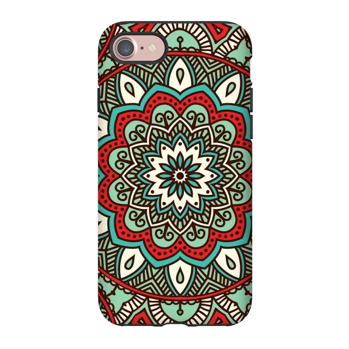 iPhone 7 StrongFit Vintage Decorative Elements  with Mandalas by ArtsCase