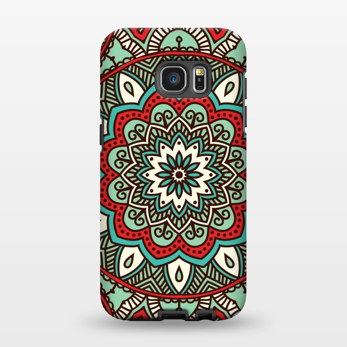 Galaxy S7 EDGE StrongFit Vintage Decorative Elements  with Mandalas by ArtsCase