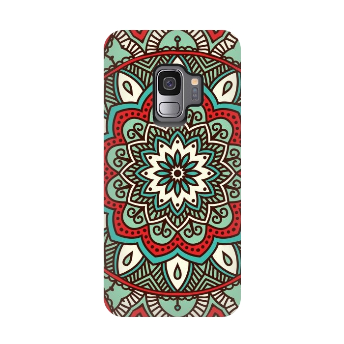 Galaxy S9 StrongFit Vintage Decorative Elements  with Mandalas by ArtsCase