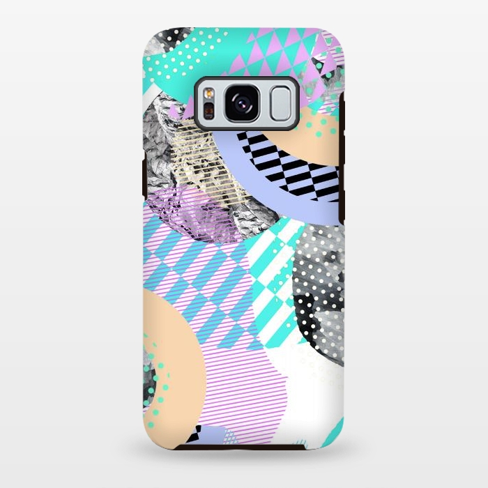 Galaxy S8 plus StrongFit Colorful graphic pop-art collage by Oana 