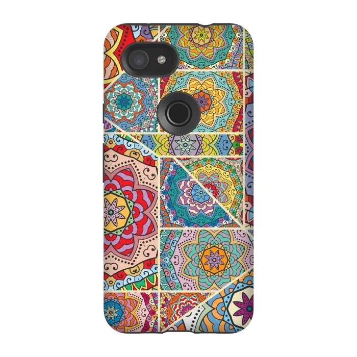 Pixel 3A StrongFit Vintage Decorative Elements III by ArtsCase