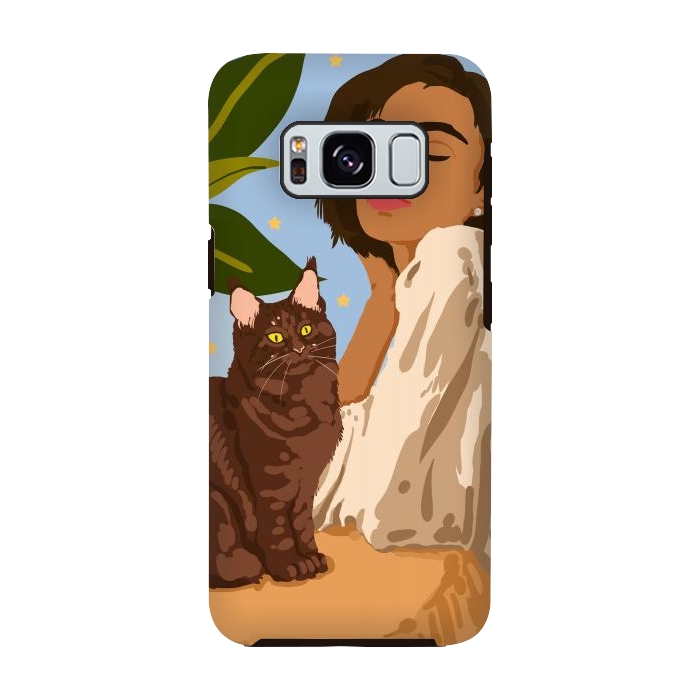 Galaxy S8 StrongFit Proud Cat Mama by Uma Prabhakar Gokhale