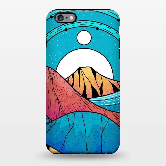 iPhone 6/6s plus StrongFit Blue sea hills by Steve Wade (Swade)