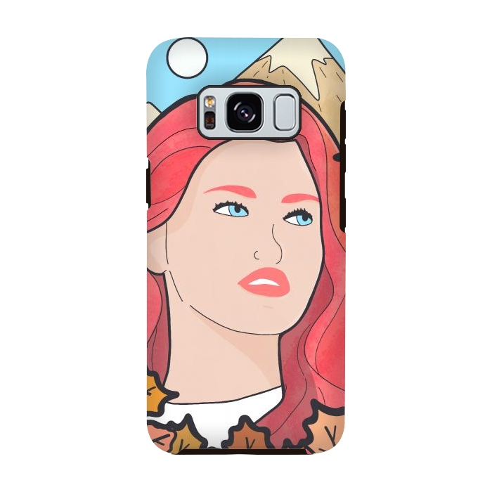 Galaxy S8 StrongFit The autumn girl by Steve Wade (Swade)