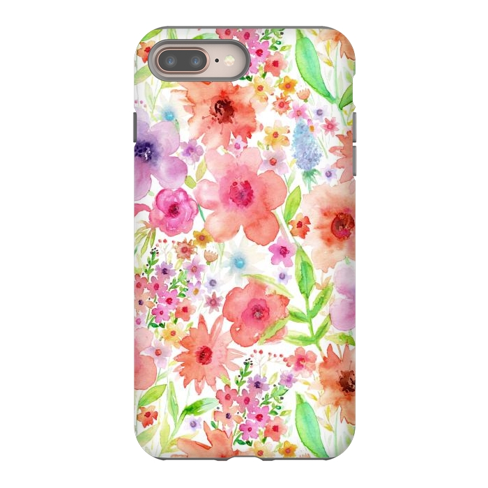 iPhone 7 plus StrongFit Spring flowers by Julia Grifol