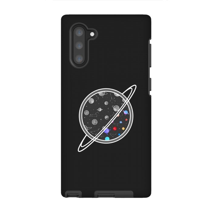 Galaxy Note 10 StrongFit Aesthetic planets by Jms