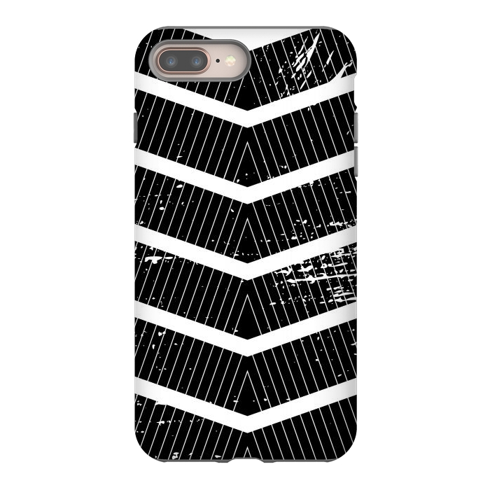 iPhone 7 plus StrongFit Chevron Stripes by TMSarts