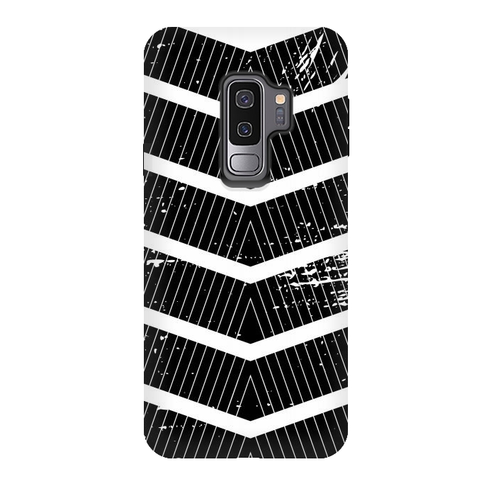 Galaxy S9 plus StrongFit Chevron Stripes by TMSarts