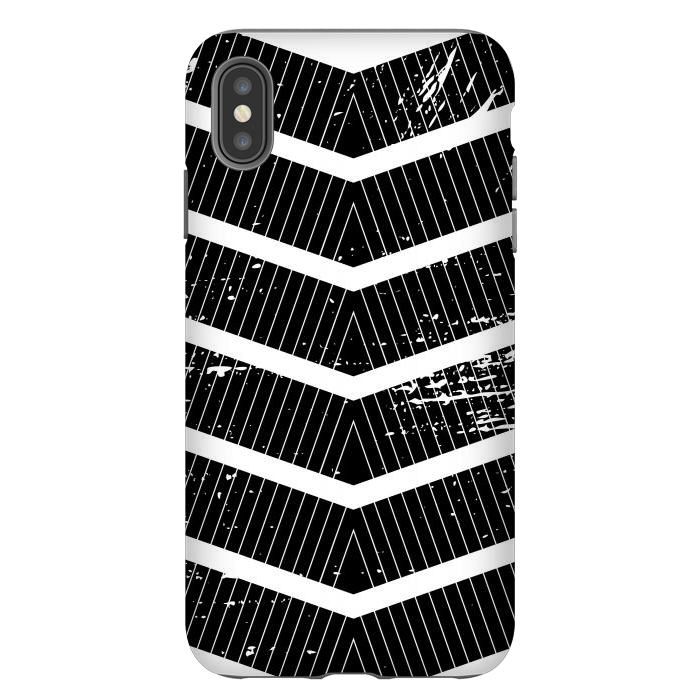 iPhone Xs Max StrongFit Chevron Stripes by TMSarts