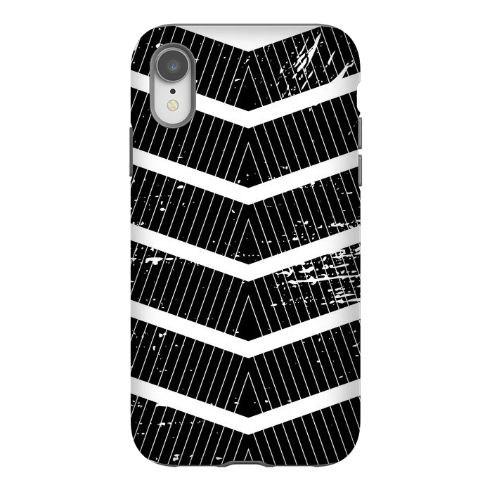 iPhone Xr StrongFit Chevron Stripes by TMSarts
