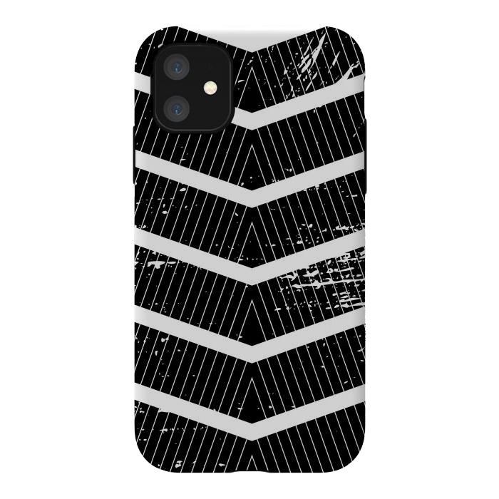 iPhone 11 StrongFit Chevron Stripes by TMSarts
