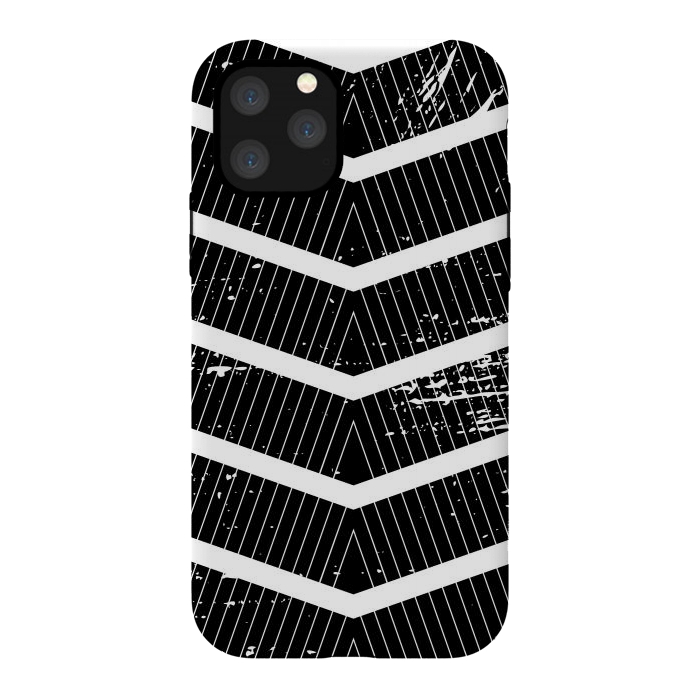 iPhone 11 Pro StrongFit Chevron Stripes by TMSarts