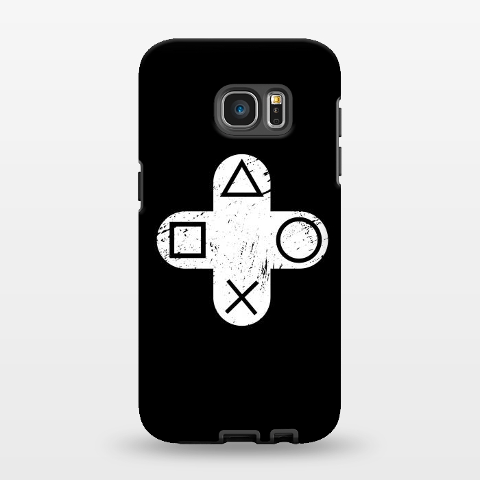 Galaxy S7 EDGE StrongFit Playstation Button by TMSarts