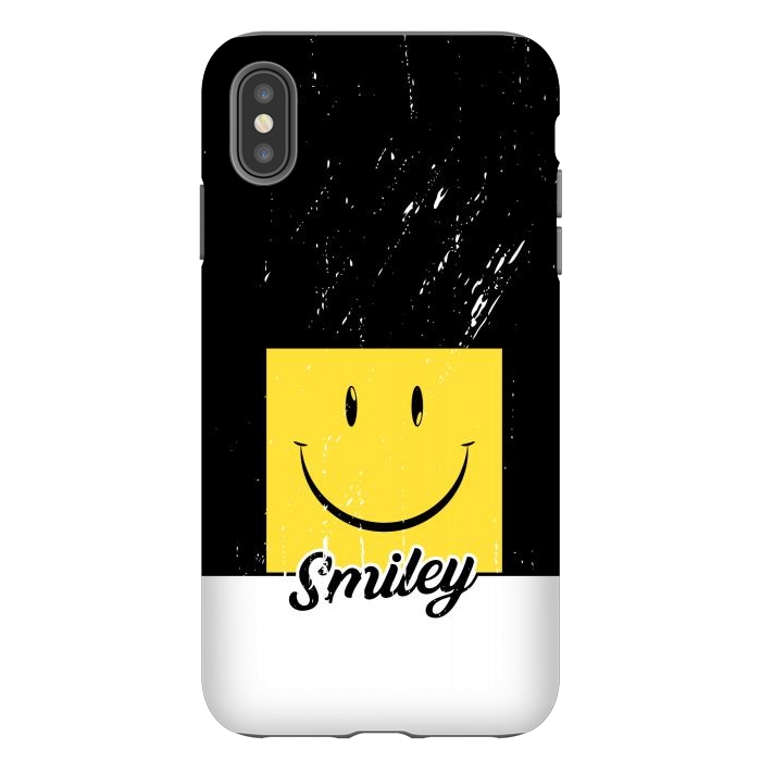 iPhone Xs Max StrongFit Smiley Fun by TMSarts