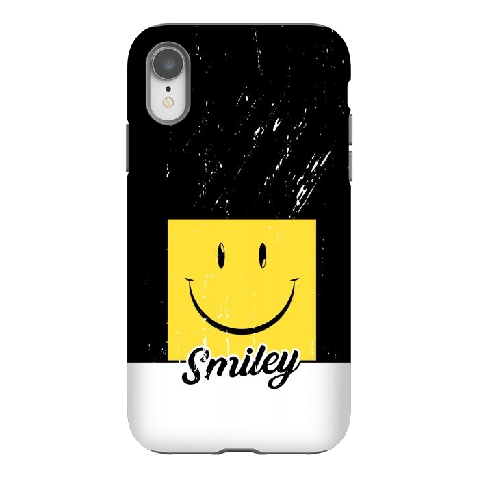 iPhone Xr StrongFit Smiley Fun by TMSarts