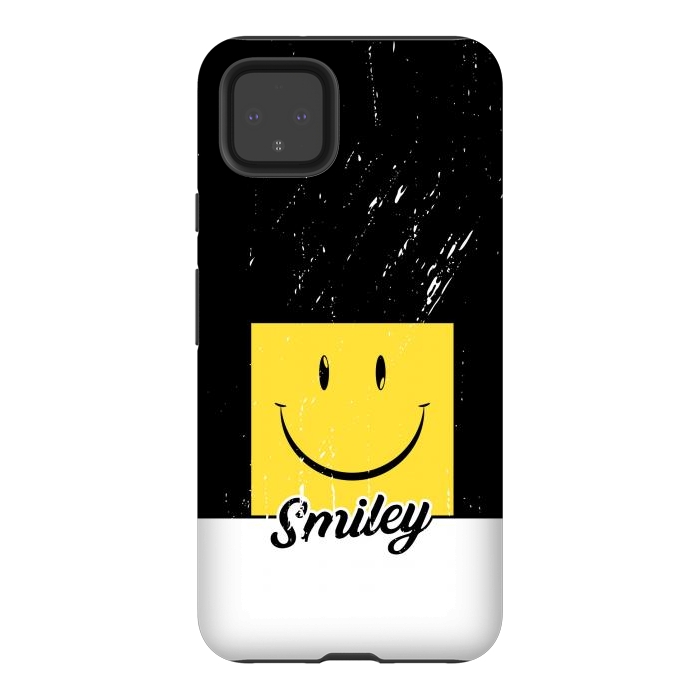Pixel 4XL StrongFit Smiley Fun by TMSarts