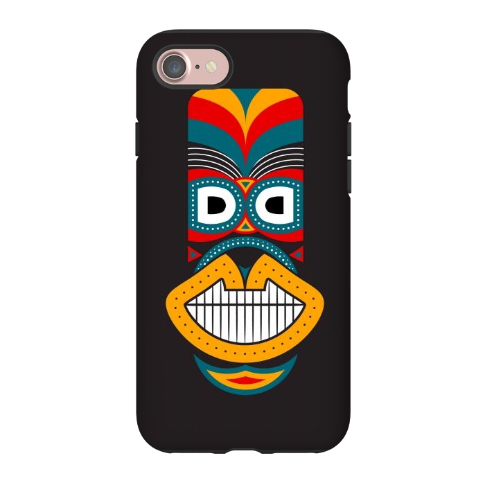 iPhone 7 StrongFit Colorful Tikki by TMSarts