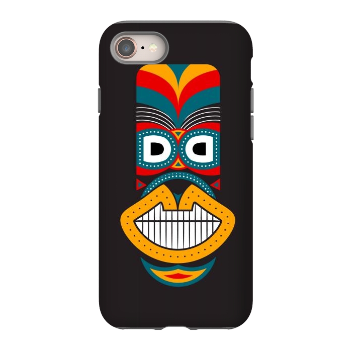 iPhone SE StrongFit Colorful Tikki by TMSarts