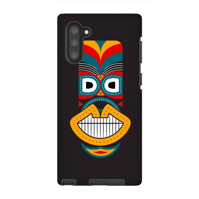 Galaxy Note 10 StrongFit Colorful Tikki by TMSarts