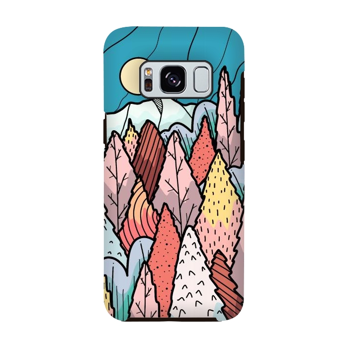Galaxy S8 StrongFit The hill behind a forest by Steve Wade (Swade)