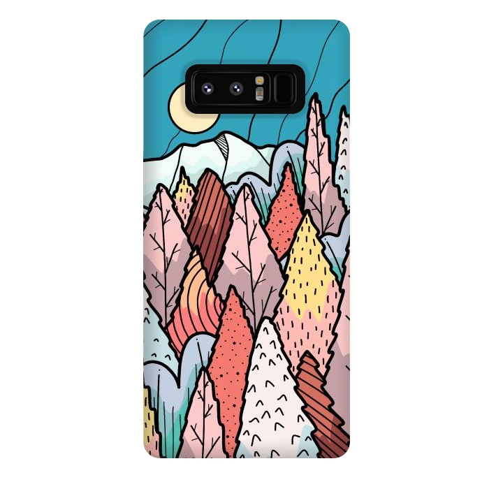 Galaxy Note 8 StrongFit The hill behind a forest by Steve Wade (Swade)