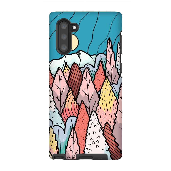 Galaxy Note 10 StrongFit The hill behind a forest by Steve Wade (Swade)