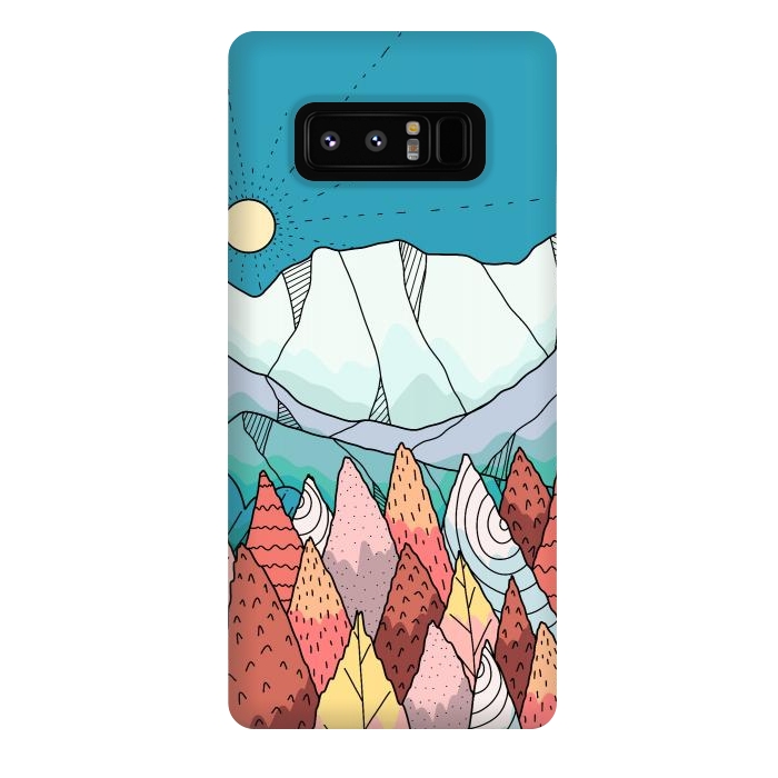 Galaxy Note 8 StrongFit A morning autumn land by Steve Wade (Swade)