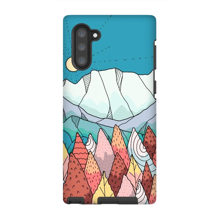 Galaxy Note 10 StrongFit A morning autumn land by Steve Wade (Swade)