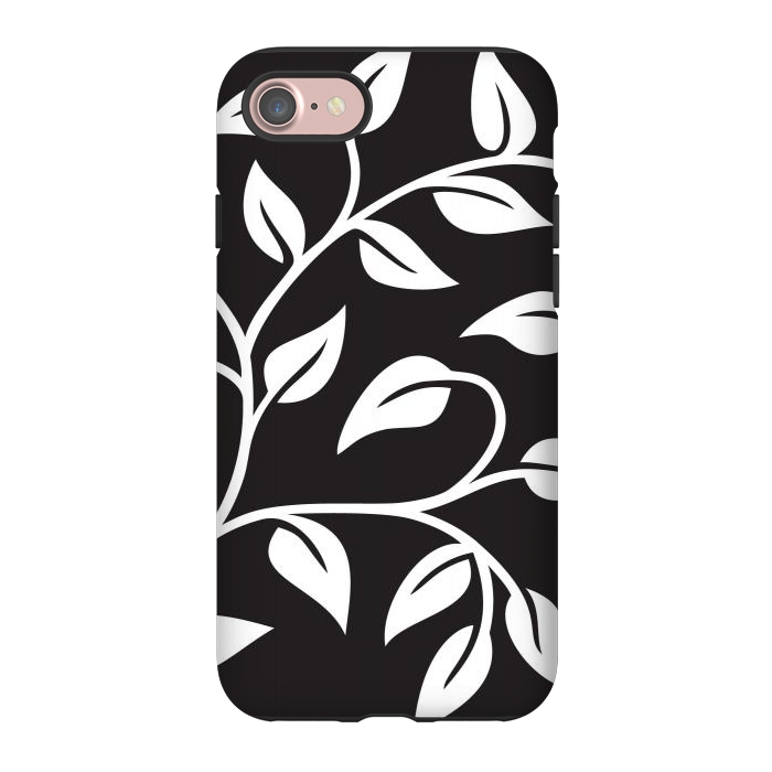 iPhone 7 StrongFit White Leaves  by Winston