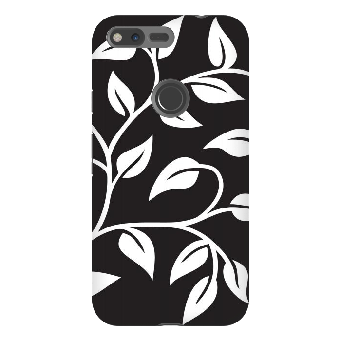 Pixel XL StrongFit White Leaves  by Winston