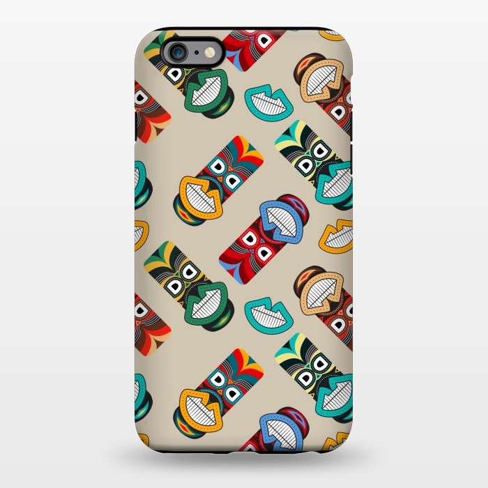 iPhone 6/6s plus StrongFit Ethnic Tikki Masks by TMSarts