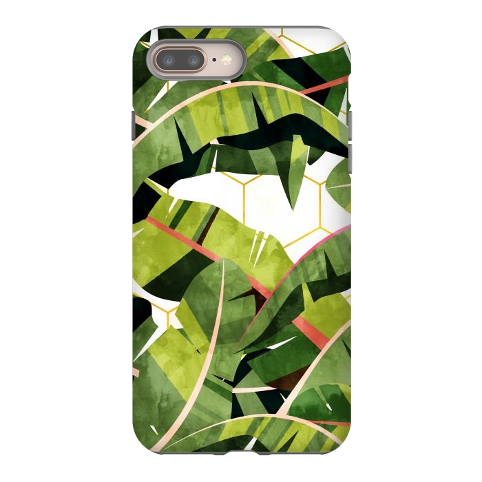 iPhone 7 plus StrongFit Banana Leaf Salad With Garlic Butter Dressing by Uma Prabhakar Gokhale
