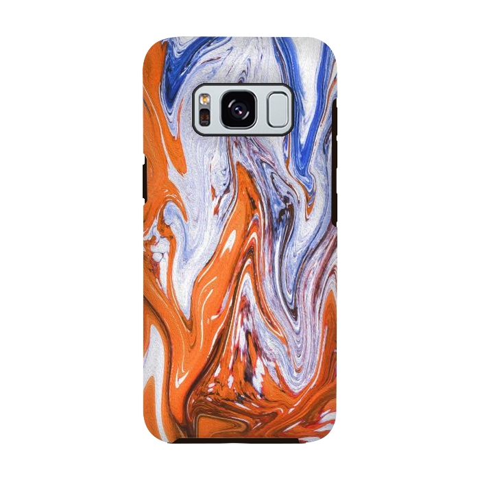 Galaxy S8 StrongFit Abstract Marble-III by Creativeaxle
