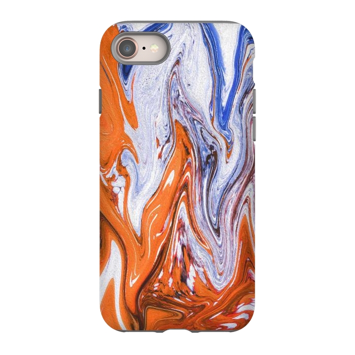 iPhone 8 StrongFit Abstract Marble-III by Creativeaxle