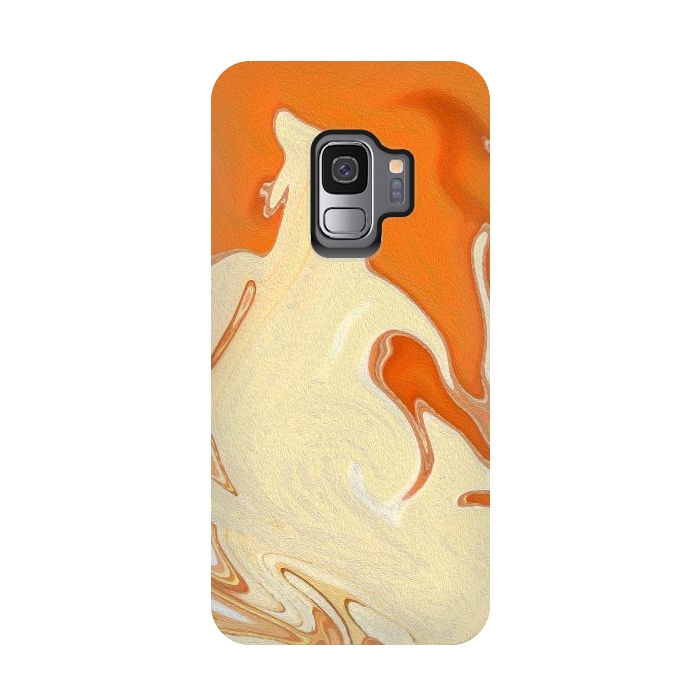 Galaxy S9 StrongFit Abstract Marble-IV by Creativeaxle