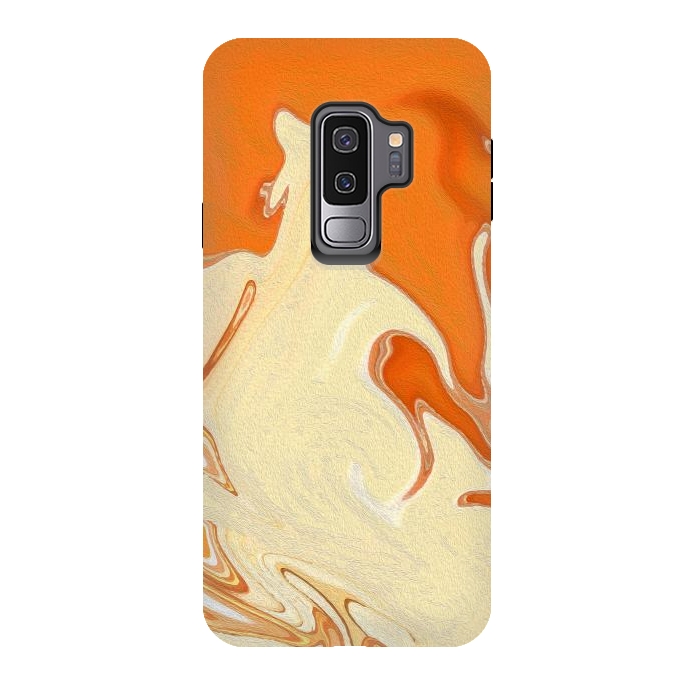 Galaxy S9 plus StrongFit Abstract Marble-IV by Creativeaxle