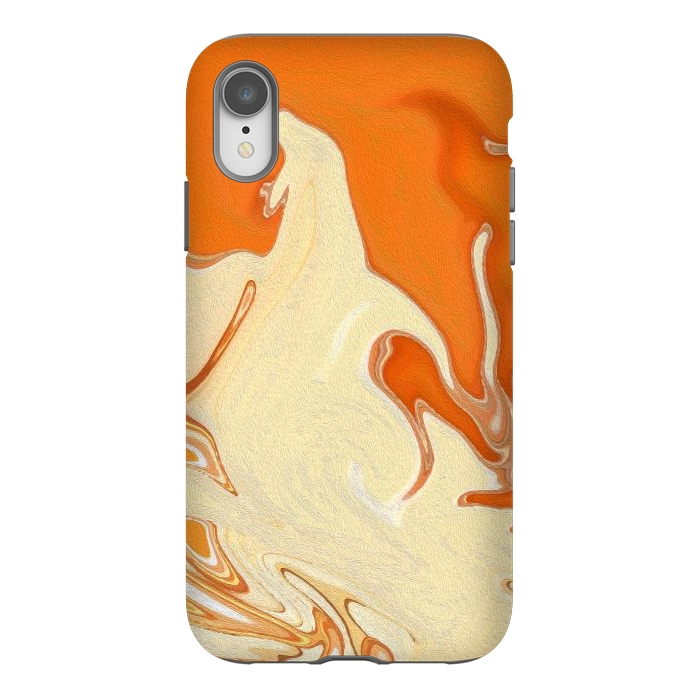 iPhone Xr StrongFit Abstract Marble-IV by Creativeaxle