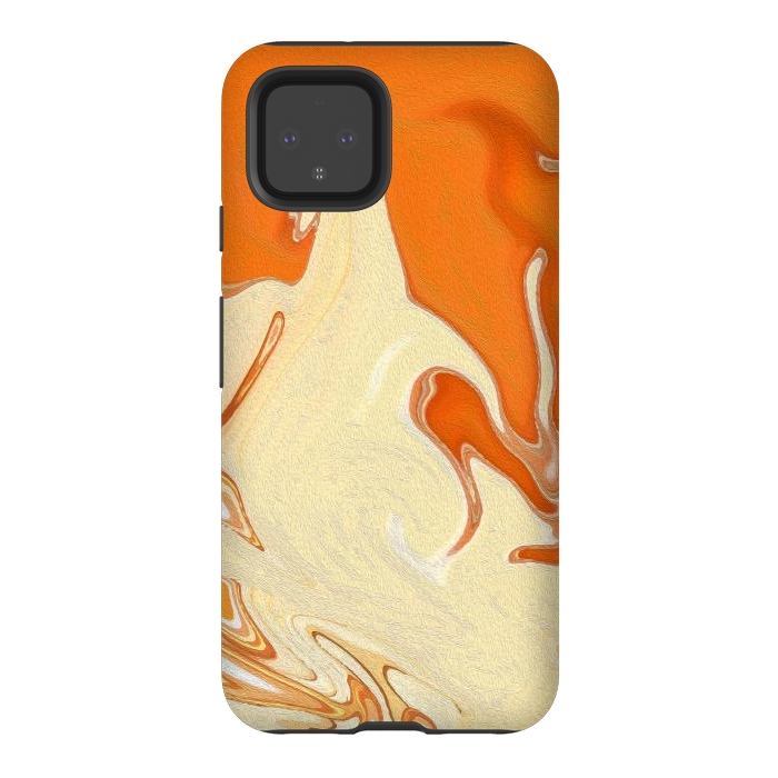 Pixel 4 StrongFit Abstract Marble-IV by Creativeaxle