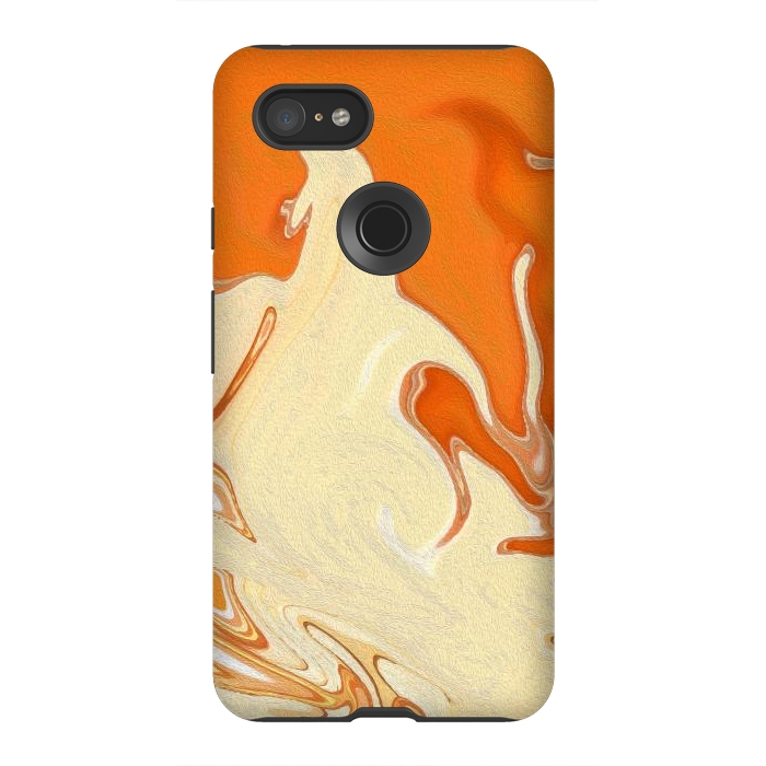 Pixel 3XL StrongFit Abstract Marble-IV by Creativeaxle