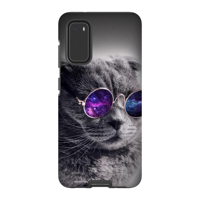 Galaxy S20 StrongFit Cat wearing sunglasses  by Winston