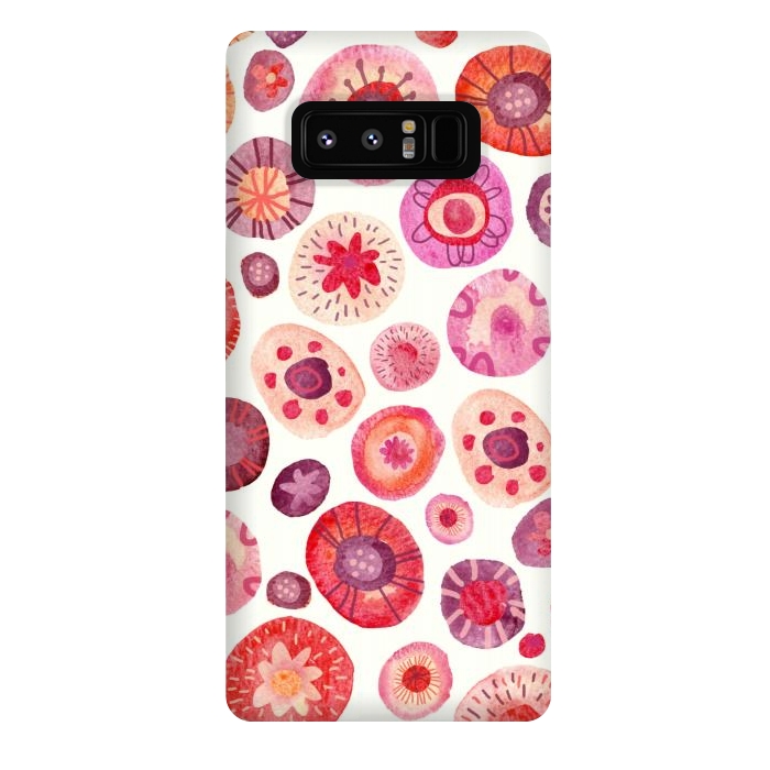 Galaxy Note 8 StrongFit All the Flowers by Nic Squirrell