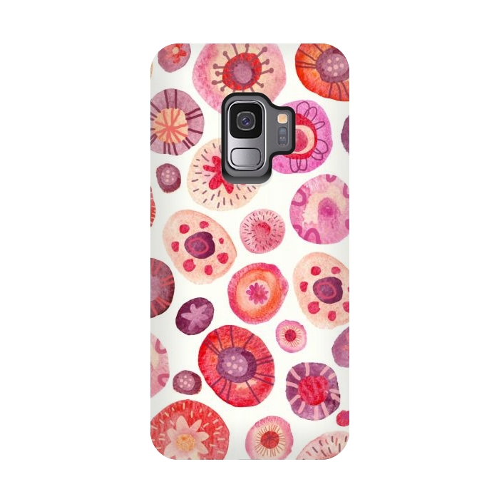 Galaxy S9 StrongFit All the Flowers by Nic Squirrell