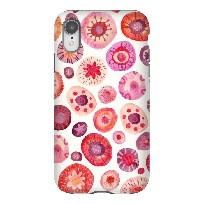 iPhone Xr StrongFit All the Flowers by Nic Squirrell