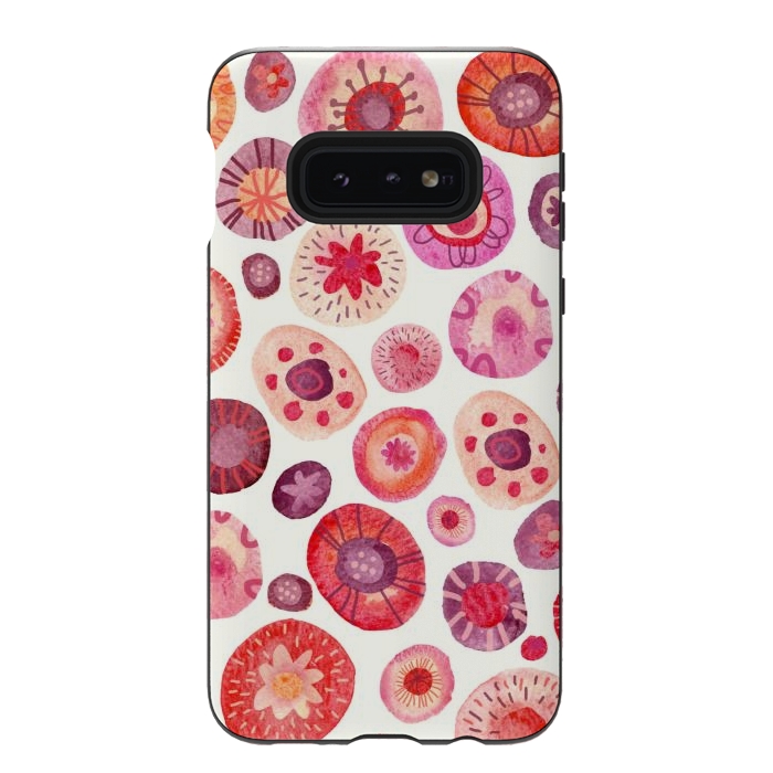 Galaxy S10e StrongFit All the Flowers by Nic Squirrell