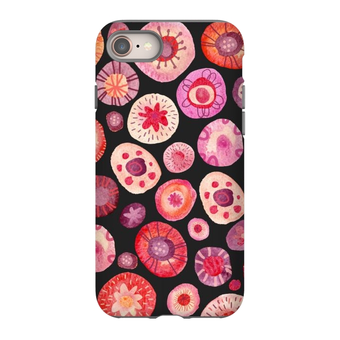 iPhone 8 StrongFit All the Flowers Dark by Nic Squirrell