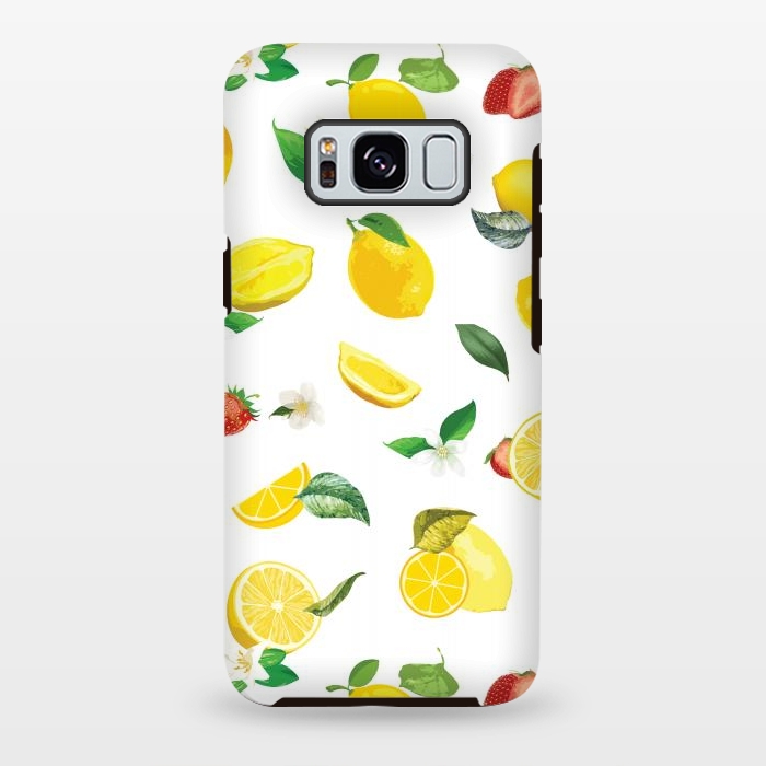 Galaxy S8 plus StrongFit Lemon & Strawberry by Bledi